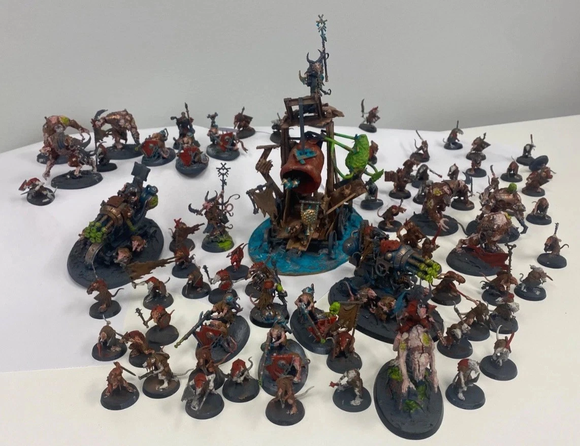 Skaven Warhammer Fantasy Chaos Fully Assembled & Painted for sale