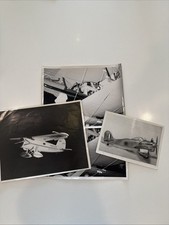 Aircraft And Model Aircraft Plane Photo Lot WWII Era