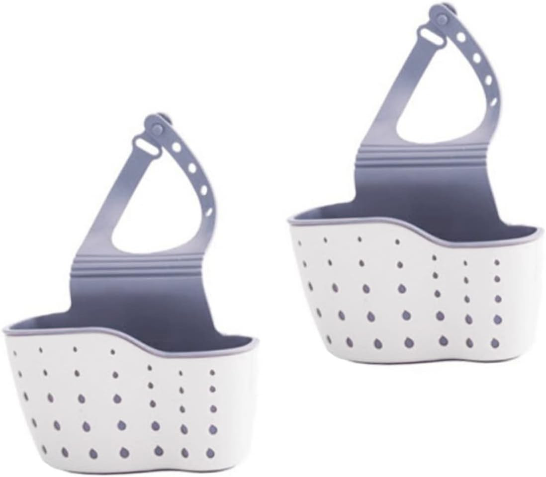 Organizer Cucina Sospeso Beige 2 Pezzi Design Ergonomico Lavello