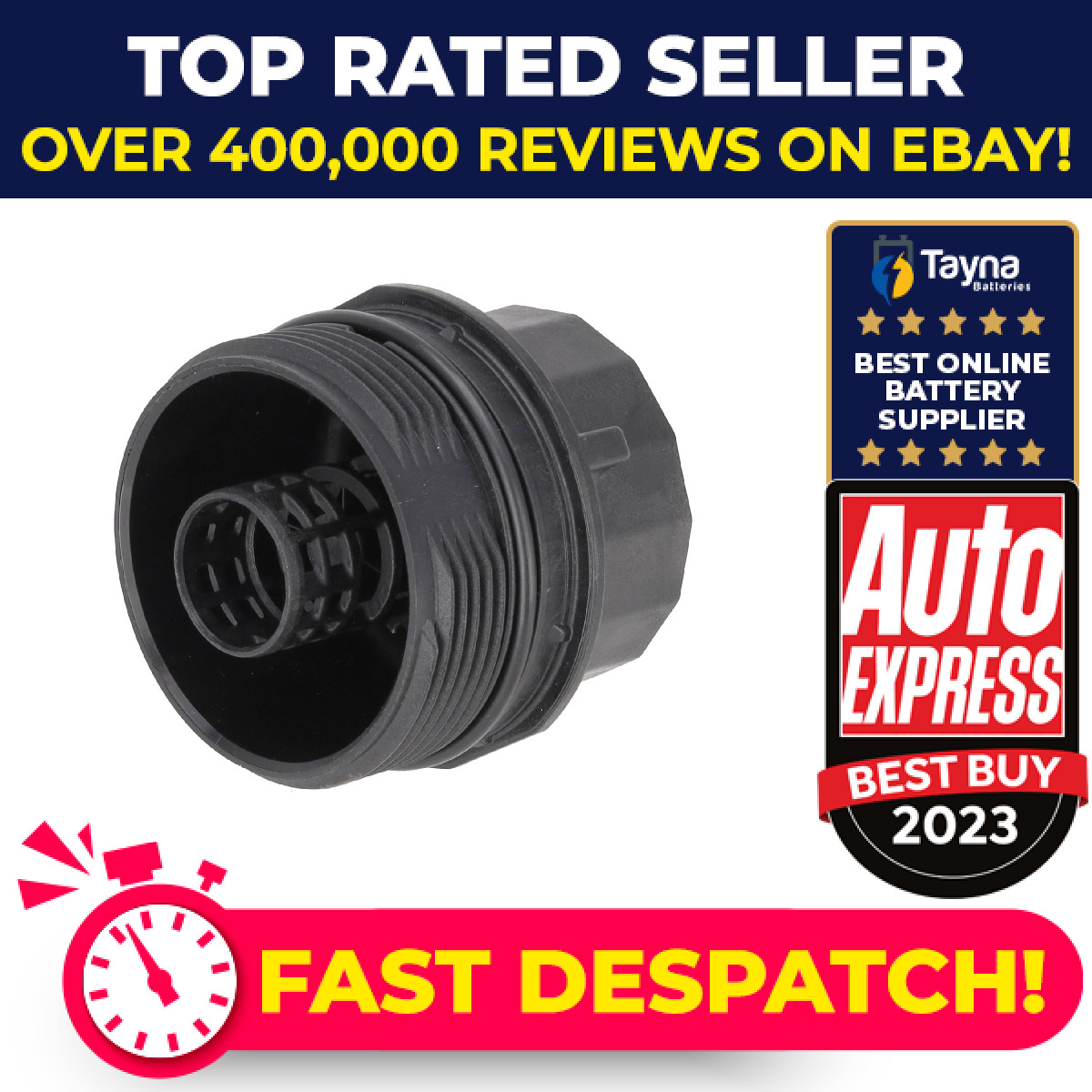 Oil Filter Cap fits TOYOTA AVENSIS ZRT272 2.0 08 to 18 3ZR-FAE Lid Cover Febi
