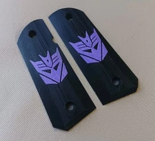 1911 Compact Grips Decepticon Transformers Style Grip Colt Kimber