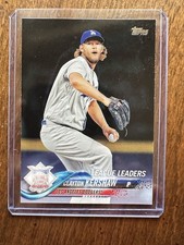 2018 Topps Baseball #59 League Leaders Clayton Kershaw NM-Mint