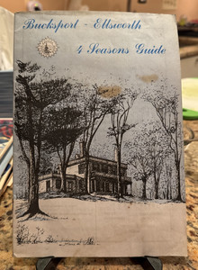 FREE SHIP! 1960s Travel Booklet Maine: Bucksport-Ellsworth 4 Seasons Guide
