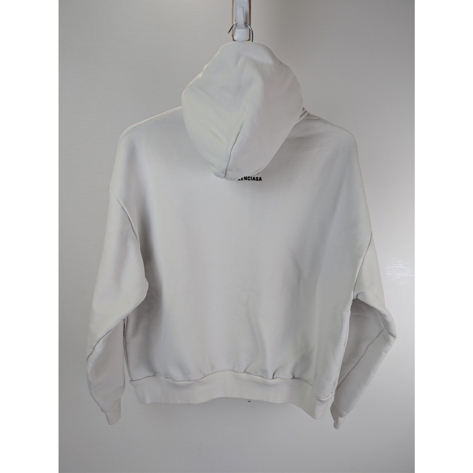 Balenciaga x Under Armour UA Regular Zip-up Hoodie in Dirty White/Black BNWT XXL image 9