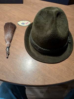 Bittner Tyrolean hat, dark green, size 62 or XL, NWT