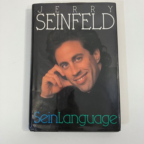 SIGNED INSCRIBED Sein Language Jerry Seinfeld 1993 6th Printing Bantam HCDJ - Picture 2 of 10