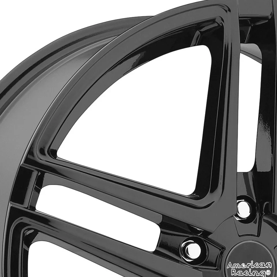 American Racing AR907 1PC Wheel 16x7 (40, 5x112, 72.56) Black Single Rim Foto 3 de 4