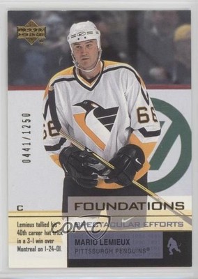2002-03 Upper Deck Foundations /1250 Mario Lemieux #159 HOF 2d8