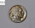 1929 Buffalo Nickel ~ Very Good VG Rainbow Toned ~ Better Date ~ ZB730