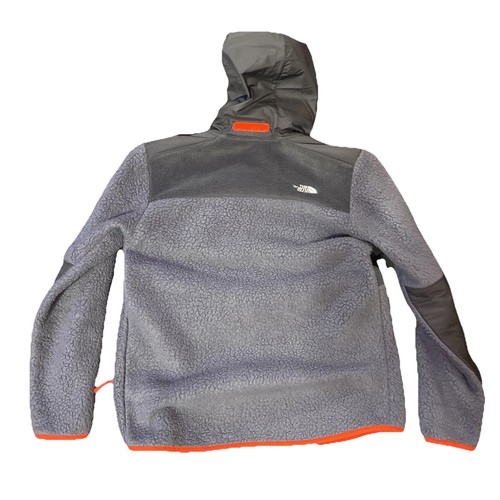 The North Face Boys' Large (14/16) Black Puffer Hoodied Jacket Buttoned/Zip-Up - Picture 3 of 4