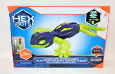 HEX BOTS Glow-in-The-Dark Gecko with Official Wall Climber Technology fast ship