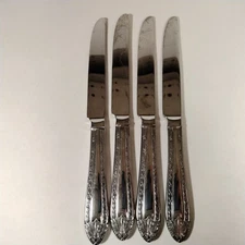 Reed & Barton Stainless Steel Dinner Knives Four Pieces