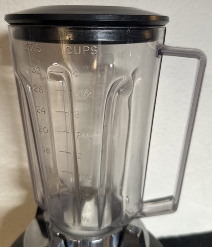 Hamilton Beach Blender Art Deco Black & Chrome Model No 7 Liqui-Blender Parts - Picture 3 of 11