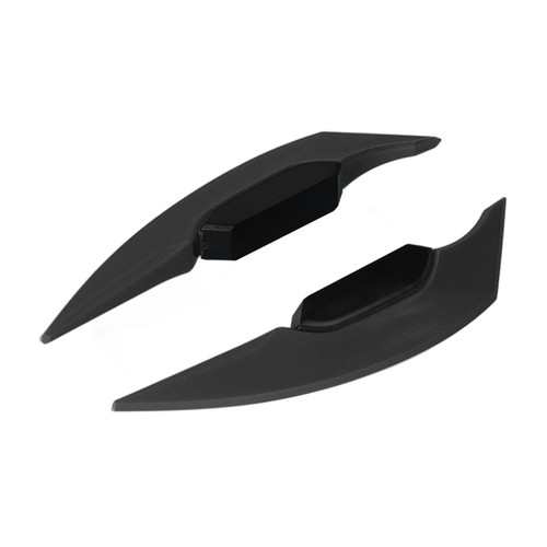 »1 Pair Motorcycle Side Winglet Aerodynamic Wing Spoiler For Motorb - Foto 3 di 12
