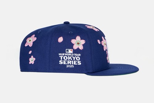 NEW Takashi Murakami x New Era 2025 MLB Tokyo Series Snapback Blue Hat Cap - Picture 4 of 6