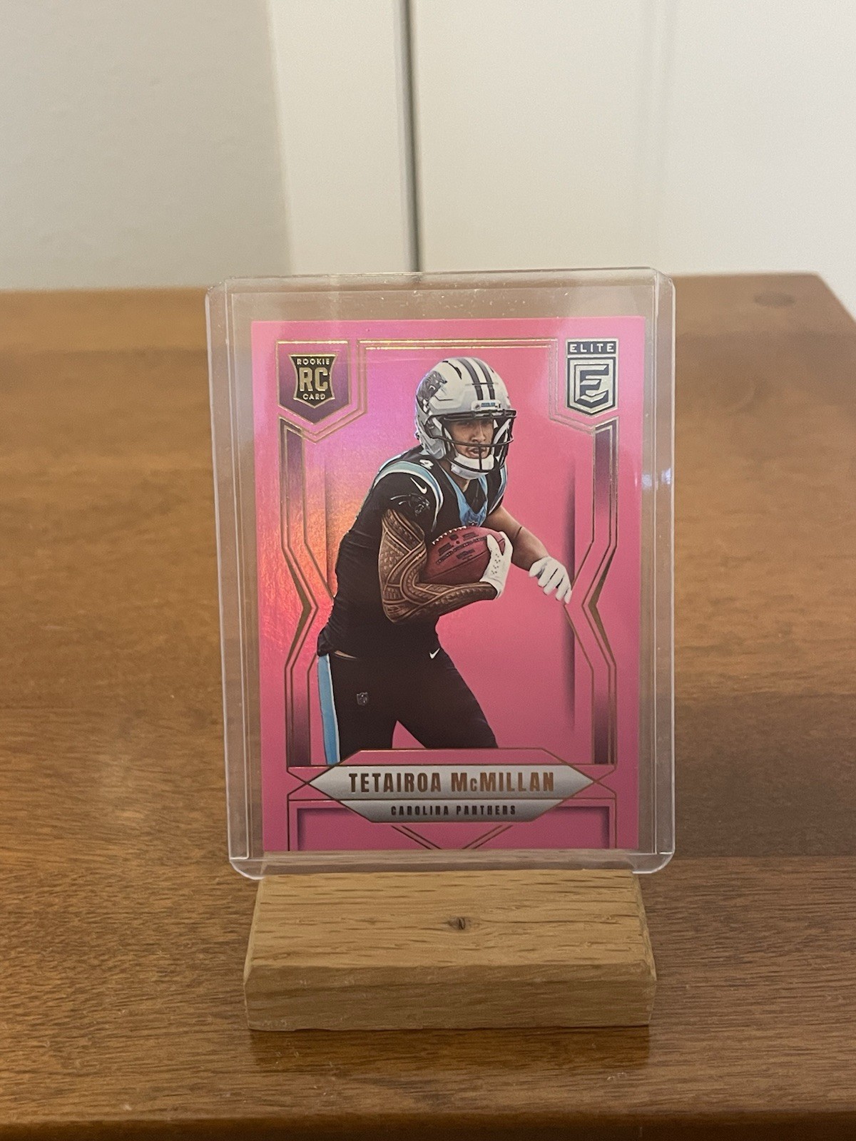 2025 Panini Donruss Elite Tetairoa McMillan Pink Parallel RC #128, Panthers