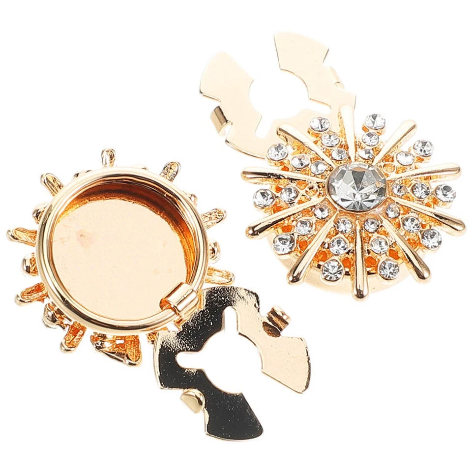  Hemd Manschettenknöpfe Knopf Abdeckung Damen Strassmanschettenknöpfe - Bild 3 von 4