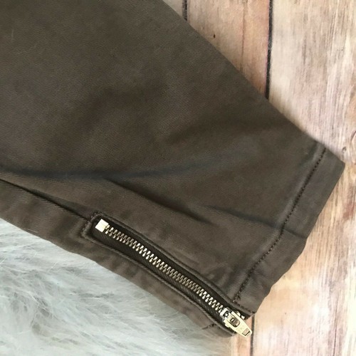 Knot Just for Kids Girls Pants Size 4 Brown Skinny Zipper Ankle Solid - Picture 5 of 6