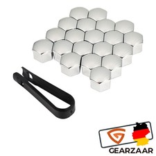 17mm für Radbolzen Radschrauben Radmuttern Chrom FÜR Nissan 20 Stück Satz 20x