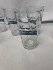 Yuengling Summer Wheat Traditional Weizen Beer Pint glass x4