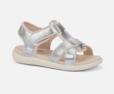 See Kai Run Basics Toddler Shayna Sandals Silver - CHOOSE SIZE