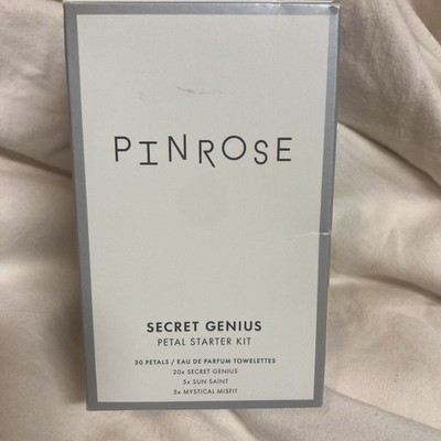 PINROSE SECRET GENIUS PETAL STARTER KIT 30 PETALS EAU DE PARFUM TOWELETTES