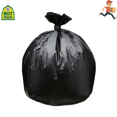 NEW 45 Gallon Trash Bags 40x46in 1.5 Mil Black 100 Count Can Liners USA Made