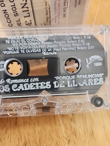 Los Cadetes De Linares – De Romance Con Los Cadetes De Linares Cassette 1990 - Foto 12 di 14