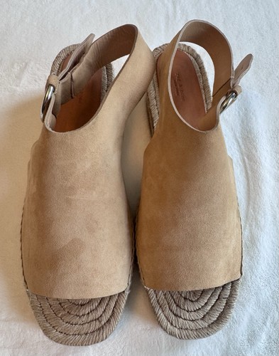 Rag & Bone New York ~ CALLA ~ Suede Espadrille Sandals ~ Size 41-10 US ~ NWOB