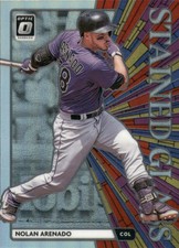 2020 Donruss Optic Stained Glass Holo #1 Nolan Arenado - BB