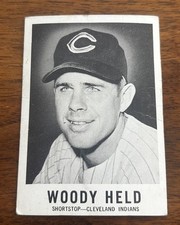 1960 Leaf Baseball #2 Woody Held Cleveland Indians
