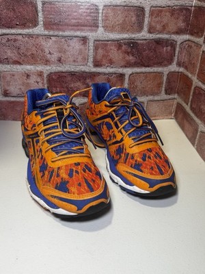 MIZUNO WAVE CREATION 15 Orange Blue RUNNING SHOES MENS SIZE 9 UK 8