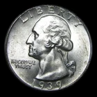 1939-D Washington Quarter Dollar --- Gem BU+ Condition Stunning Coin --- #PP735