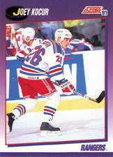 Joey Kocur 1991-92 Score American #92 New York Rangers