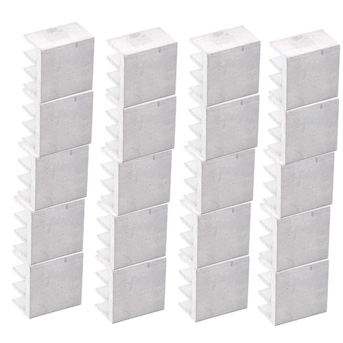20pcs High Quality Heat Sink Pure Aluminum Heat Sink Power Module 11*11*5MM - Afbeelding 2 van 10