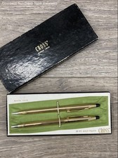 Cross Vintage 12k Gold-Filled Pen / Pencil Set 6601 5 1/4
