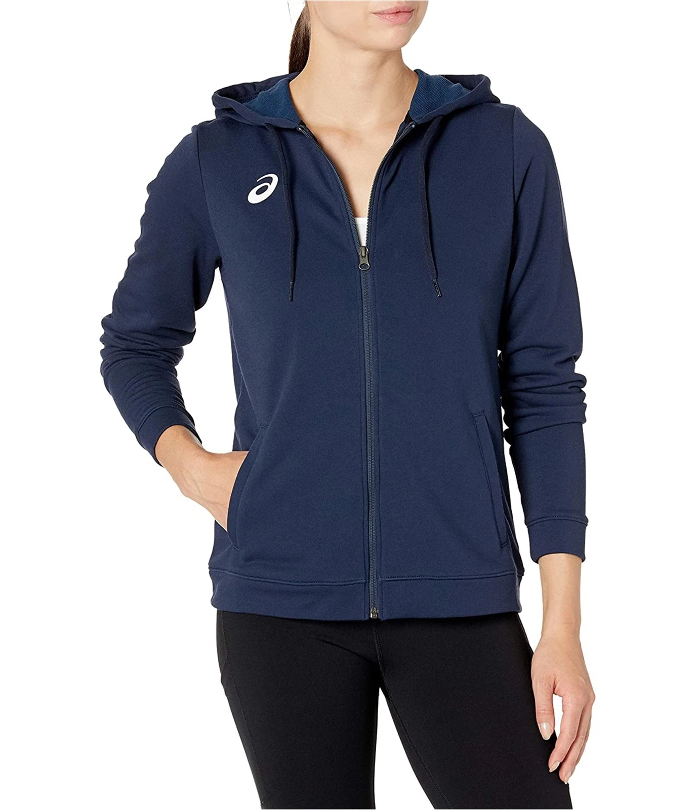ASICS Womens Logo Hoodie Sweatshirt