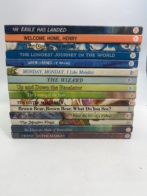A Bill Martin Jr. Instant Reader Book Lot of 15 - 1970 [Board Book] Bill Mart...