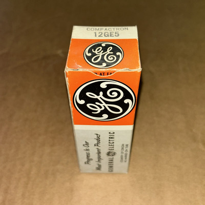 Vintage GE Electronic Vacuum Tube Compactron 12GE5 New Old Stock in Box