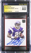 Adrian Peterson Card and Memorabilia Guide 42