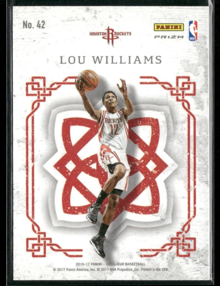 2016-17 Panini Excalibur - Crusade Louis Williams #42 Silver - Image 2 of 2