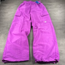 Adidas Sweatpants Women XS Woven Cargo Track Pant Fuchsia Purple Pink JP2741 75