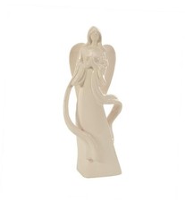Imports Outdoor Garden Patio Statue Figurine 10.5 Inch Ceramic Angel