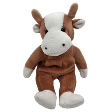 Ty Beanie Baby Babies BESSIE The Brown Cow