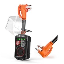 18000 Joules-RV Surge Protector 50 Amp, RV 50Amp with No LED Display Orange