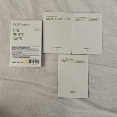 TXT スビン ミニフォト トレカ セット 2020 FANLIVE 2020 Txt