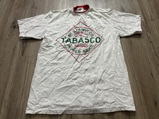 Vintage 1980’s Tabasco Hot Pepper Sauce T-Shirt Made In USA XL