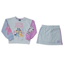 Character Toddler Girls 2-Piece Soft French Terry Set Bluey, 3T