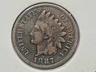 1887 Indian Head Cent - Beautiful Natural Toning - Reduced Shipping!!!