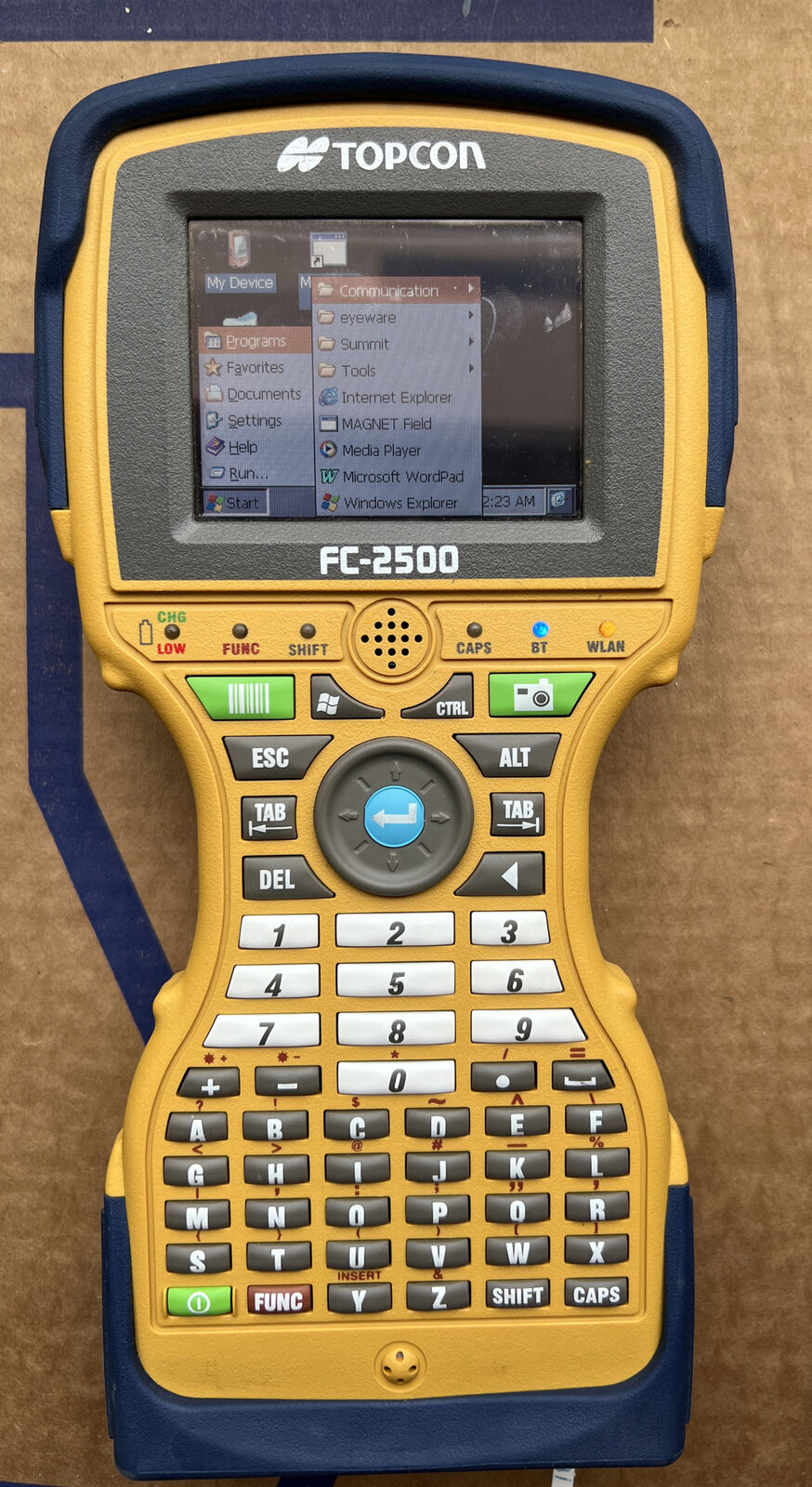 Working Topcon FC-2500 Data Collector. #56